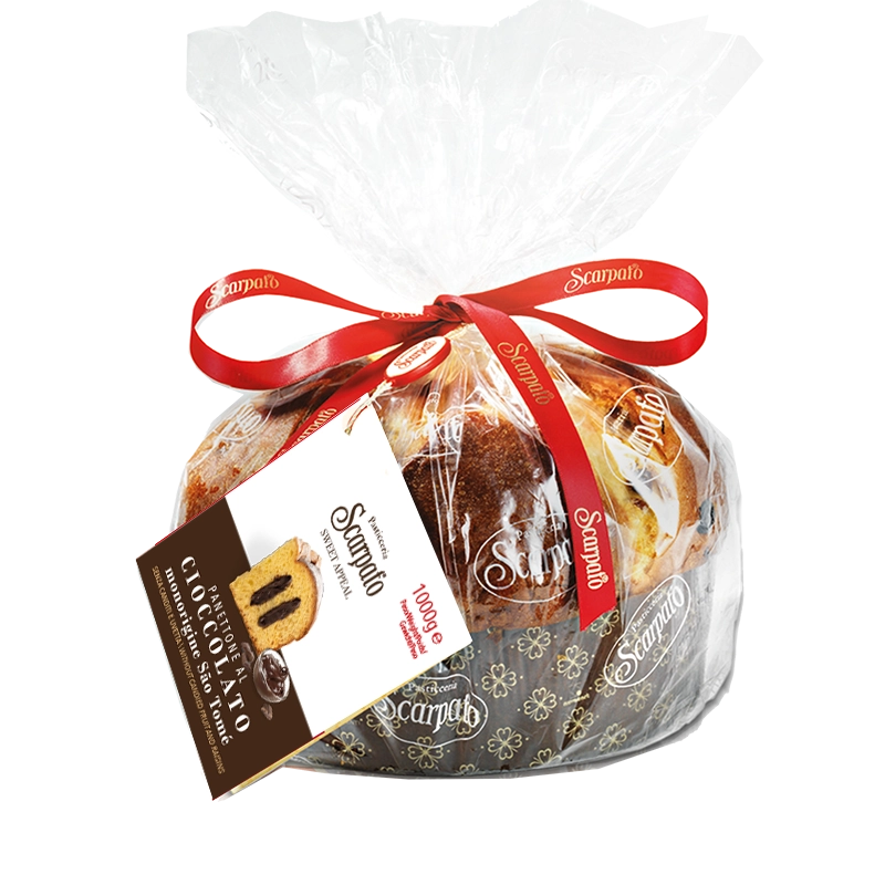 Panettone with single-origin chocolate São Tomé Basic