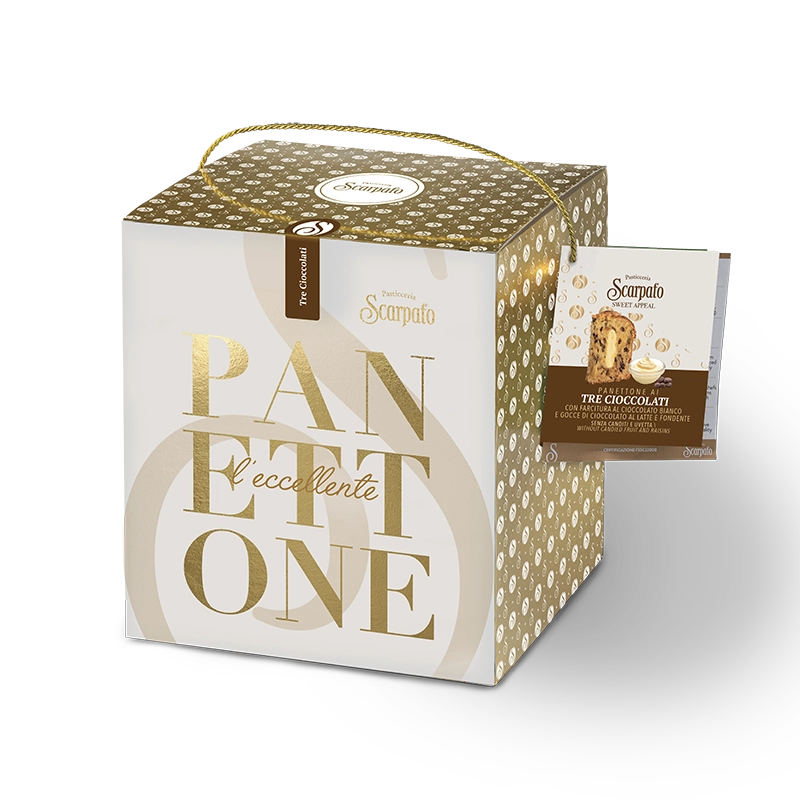 Panettone ai Tre Cioccolati