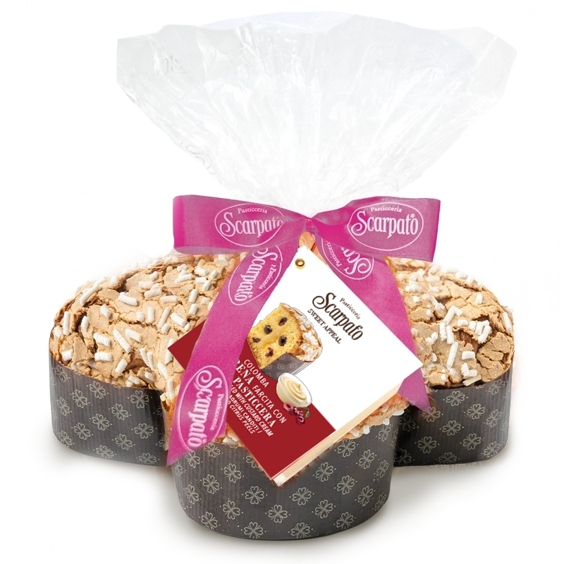 Colomba Black cherries and custard (Copia)